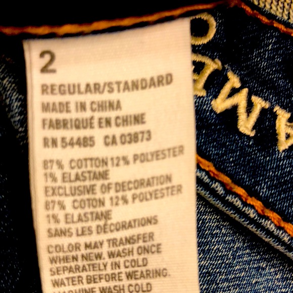 American Eagle Outfitters - Size 2 Jean Jogger - Dark Faded Wash - Super Stretch - Picture 6 of 6